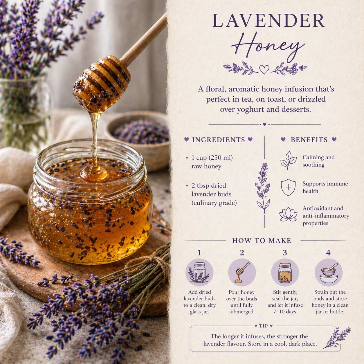 Lavender honey