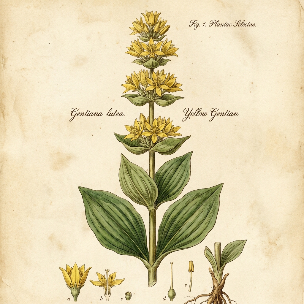 Yellow Gentian