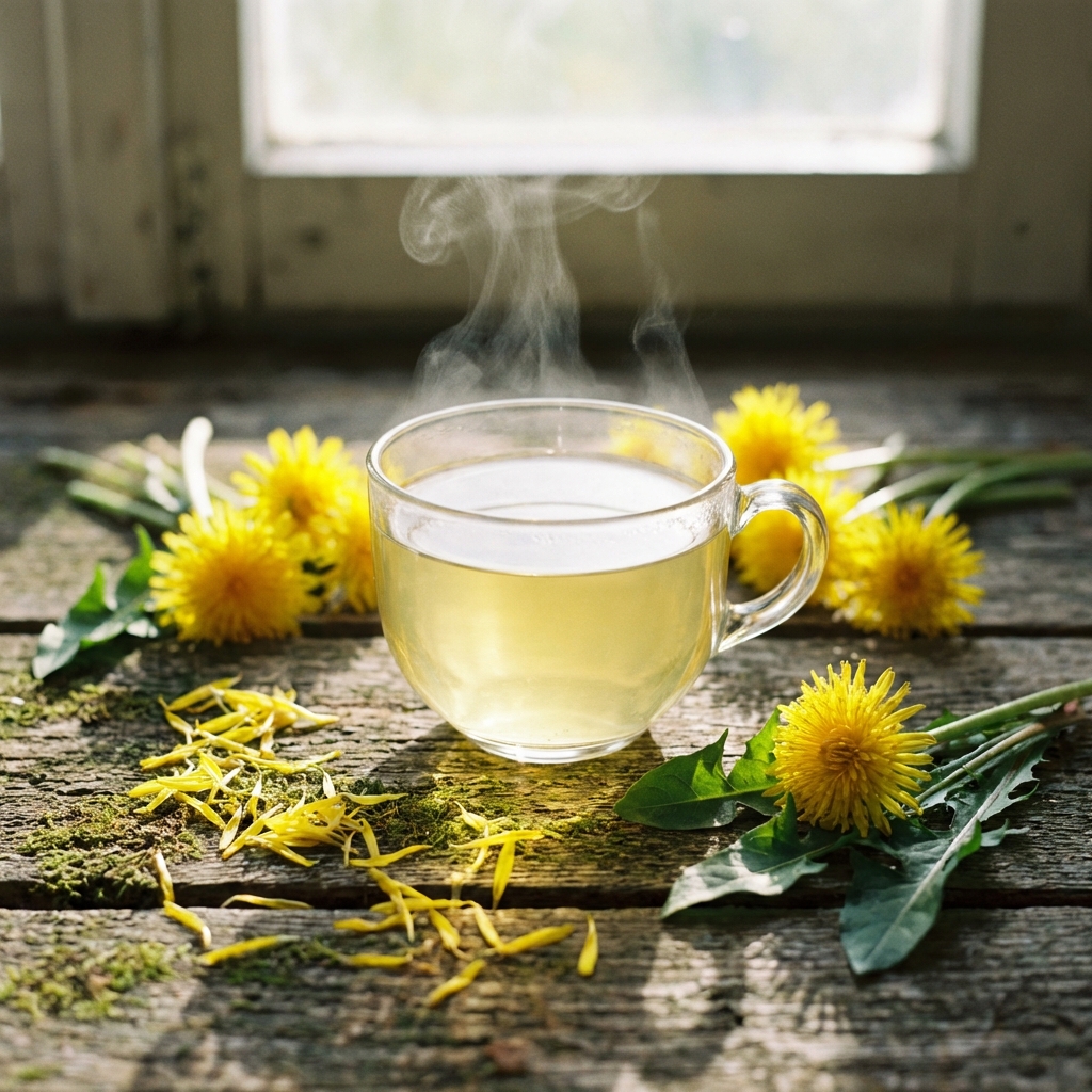 Dandelion Flower Tea