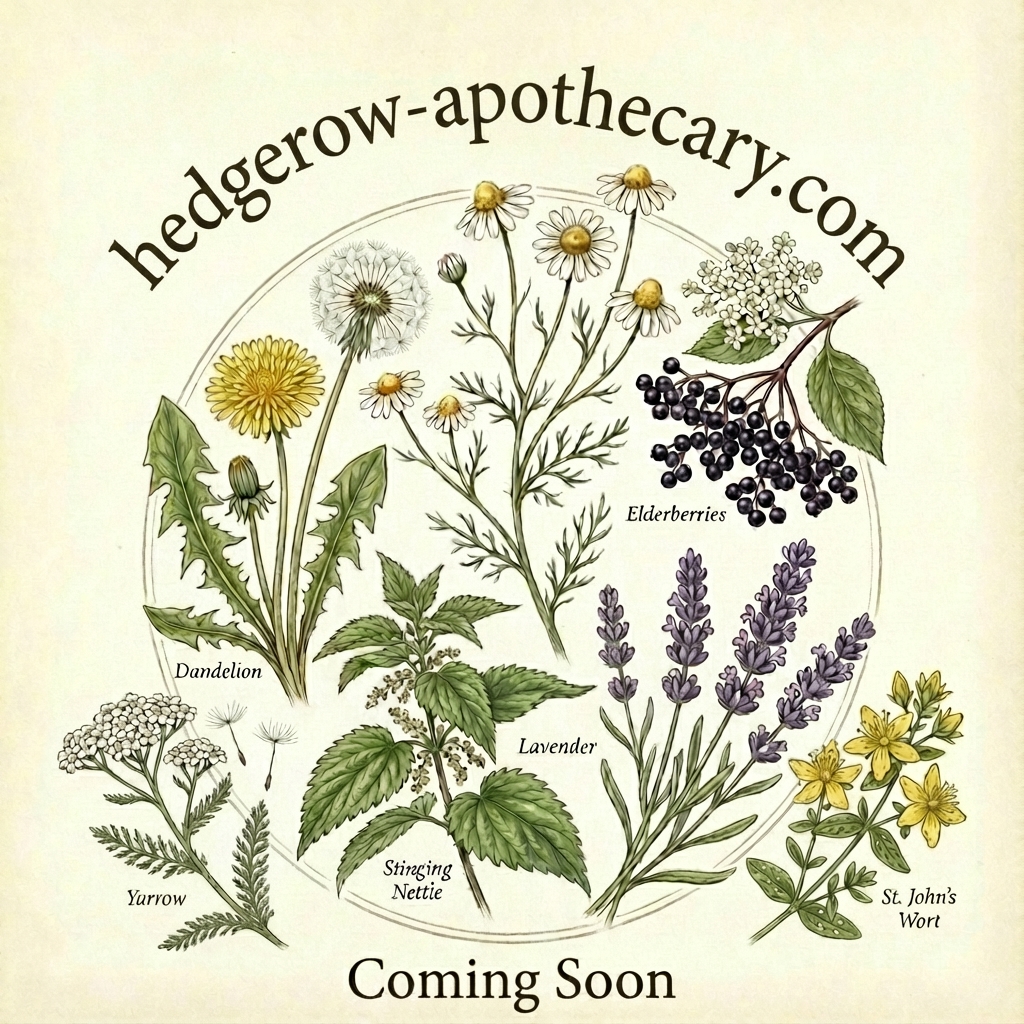 Hedgerow Apothecary Coming Soon
